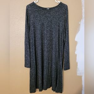 XL Old Navy black and gray dress